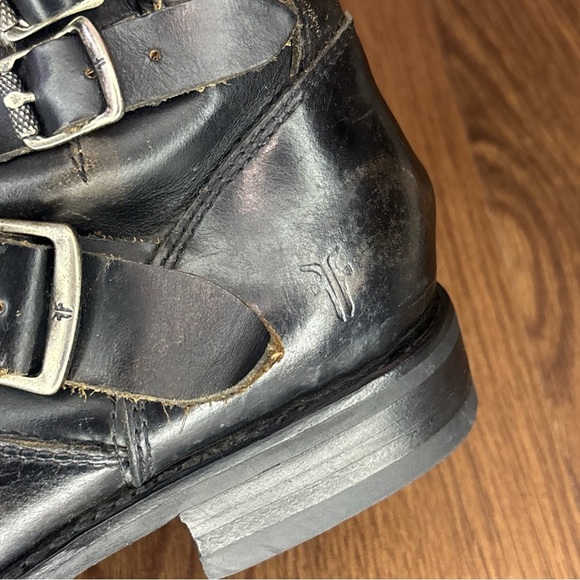 🔥🔥🔥Frye Black Leather Ankle Boots with Buckles Size: 7🔥🔥🔥 - Picture 14 of 15